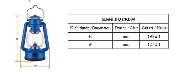 Đèn sạc Led Điện Quang ĐQ PRL04 ( 0.5W, daylight )
