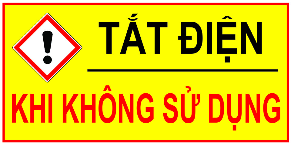 2. Tắt các thiết bị khi không sử dụng