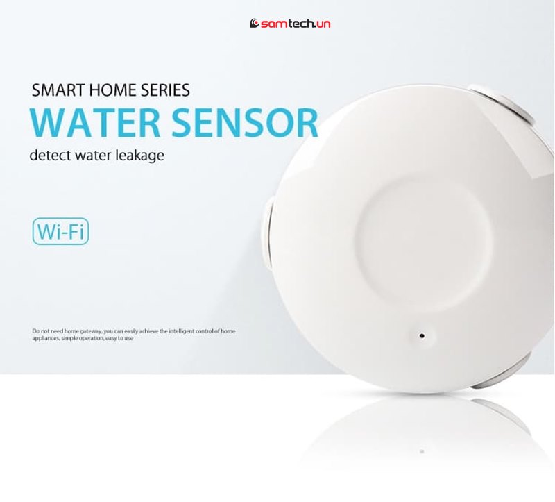 cam bien chong tran ro ri nuoc leak water sensor wifi tuya smartlife gia re ha noi