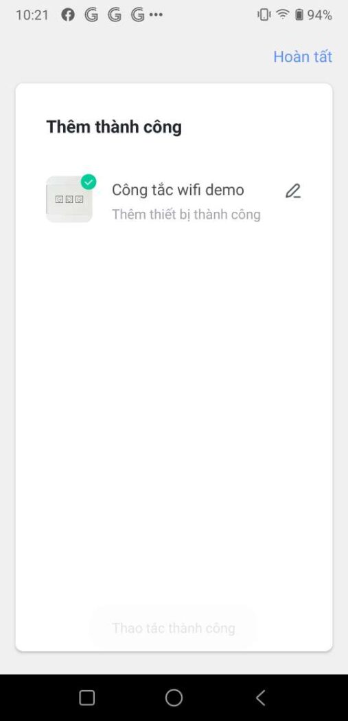 Cài đặt thiết bị Tuya sử dụng sóng Wifi