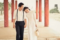 Kết hợp áo dài để chụp ảnh cưới