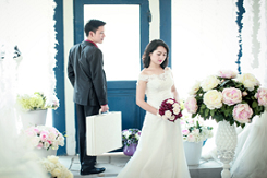 Lựa chọn hoa để chụp ảnh cưới đẹp nhất