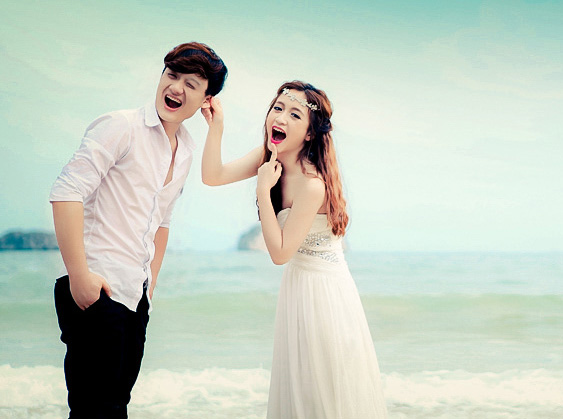 Quyến rũ với váy cưới Hàn Quốc cho mùa lạnh