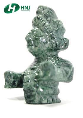 Mặt ngọc Jadeit ( Phỉ Thúy) Mexico Maya Maize God | Trang sức HNJ