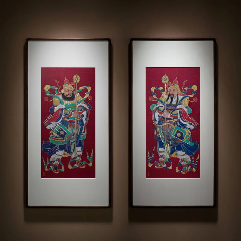 TRANH ĐỒNG THẦN TÀI ĐÓN PHÚC