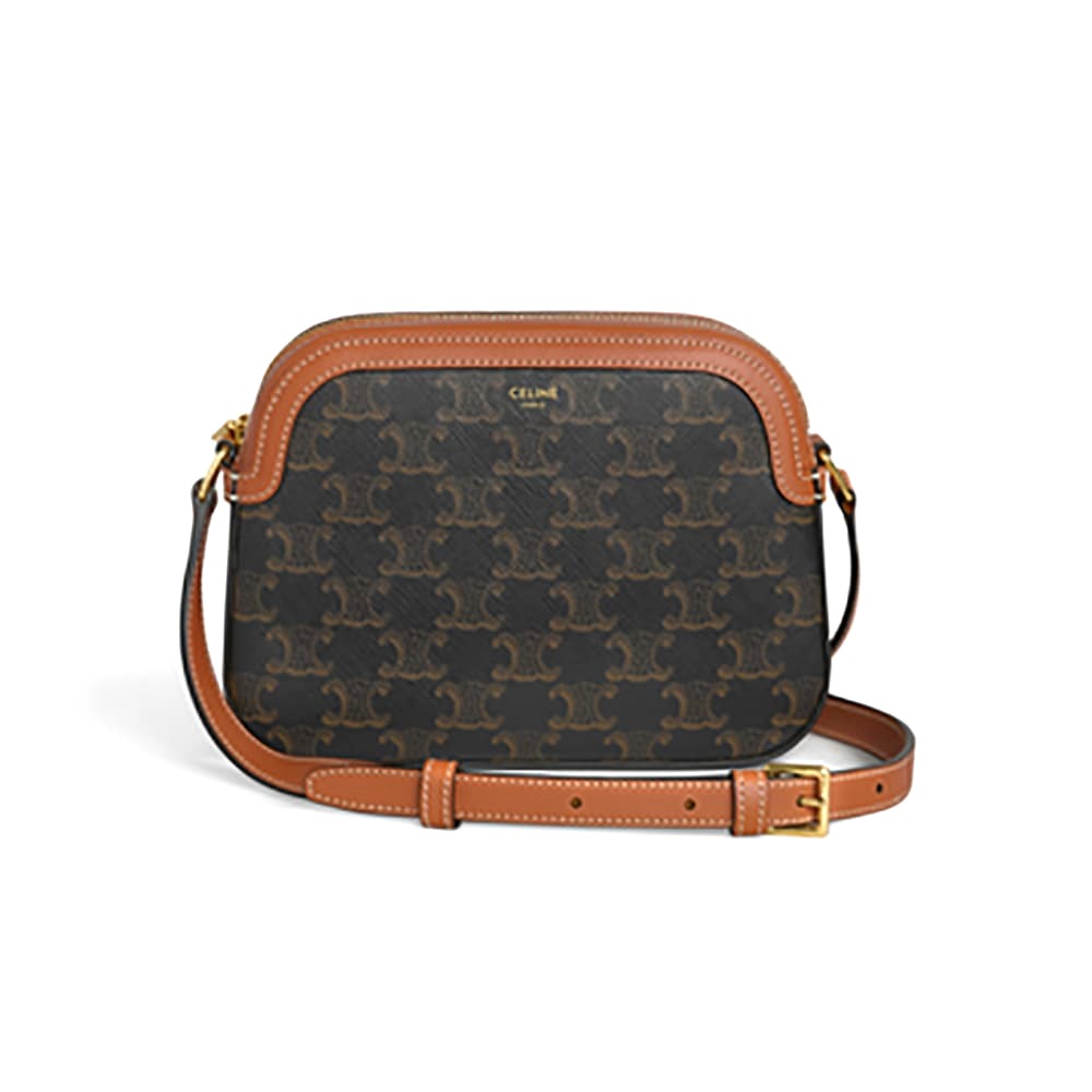 TÚI Celine Women Small Camera Bag in Triomphe Canvas