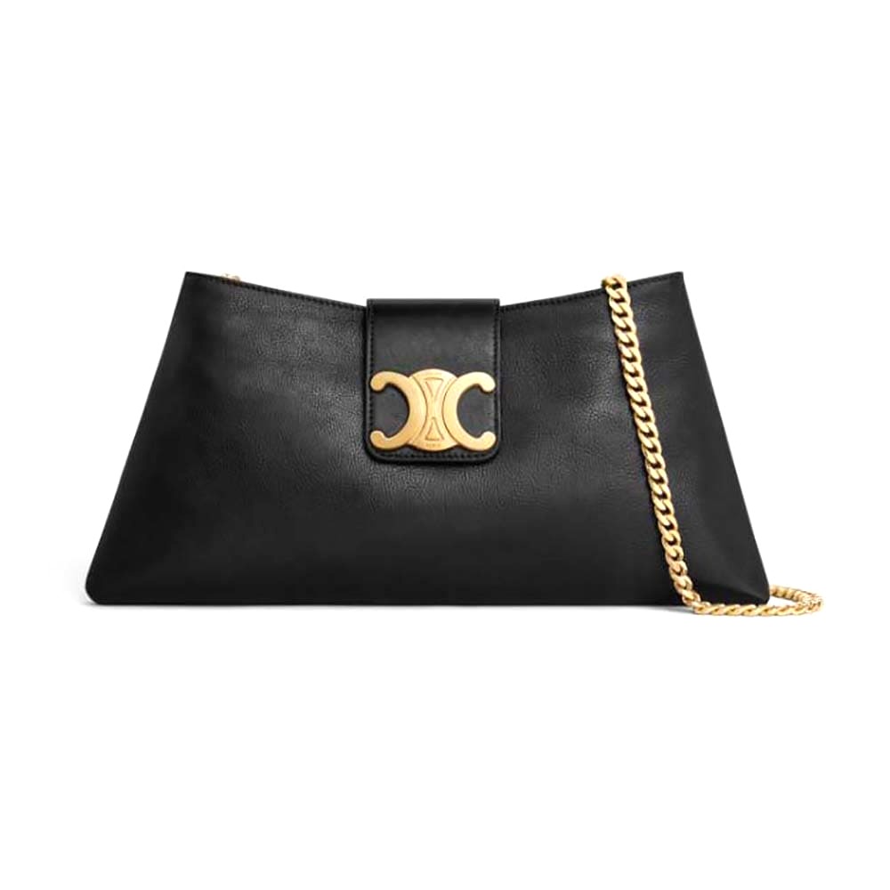 TÚI Celine Women Medium Wiltern Bag in Smooth Calfskin-Black