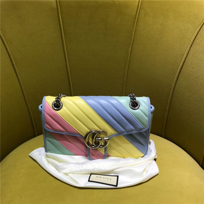 TÚI Gucci GG marmont small shoulder bag multicolor Top Quality