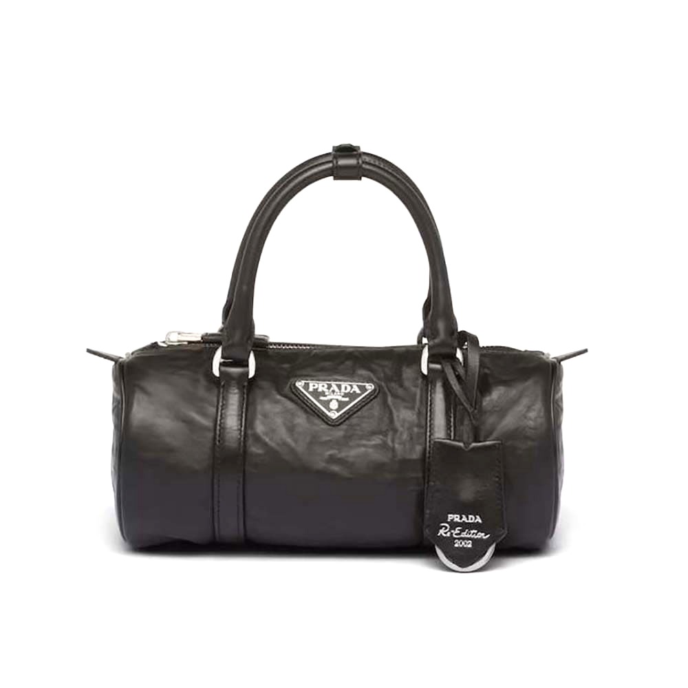 TÚI Prada Women Antique Nappa Leather Handbag-Black
