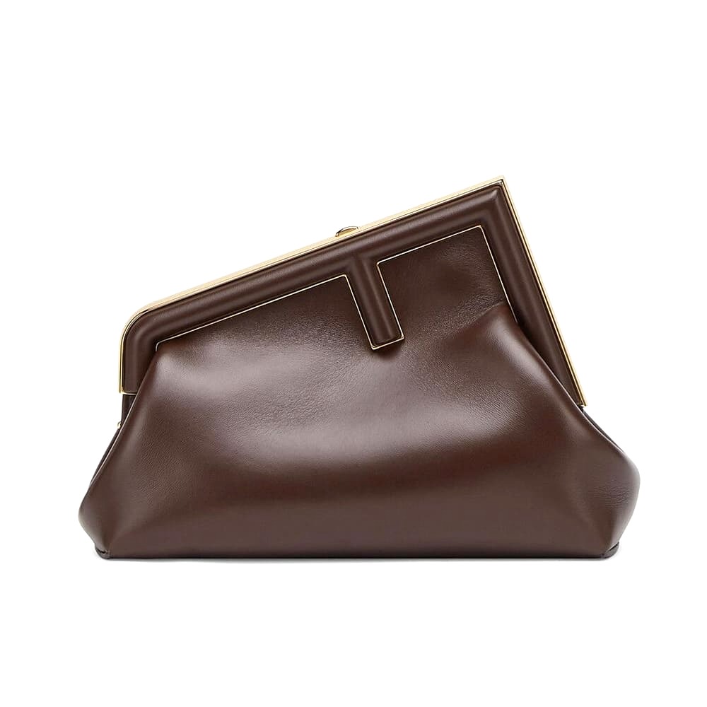 TÚI FENDI Women First Small Nappa Leather Bag-Light Brown