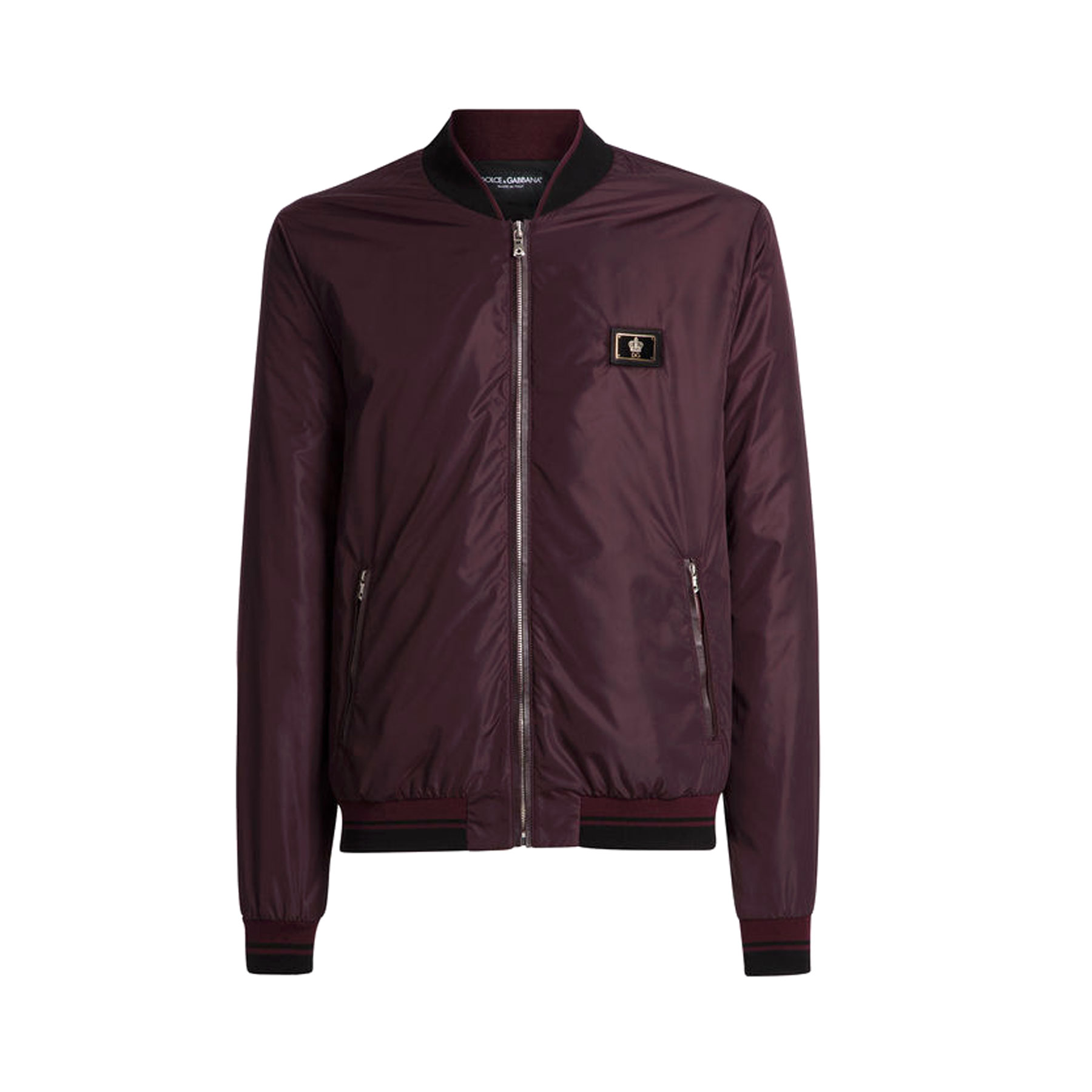 ÁO DOLCE&GABBANA BOMBER JACKET IN NYLON WITH CROWN