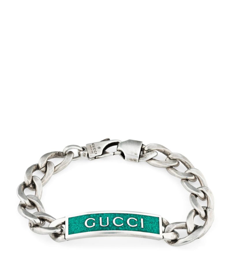 Vòng tay GUCCI  Sterling Silver Logo Bracelet