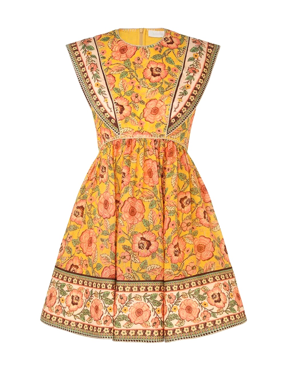 VÁY ZIMMERMANN MID DRESS WITH FLOWER High Classy