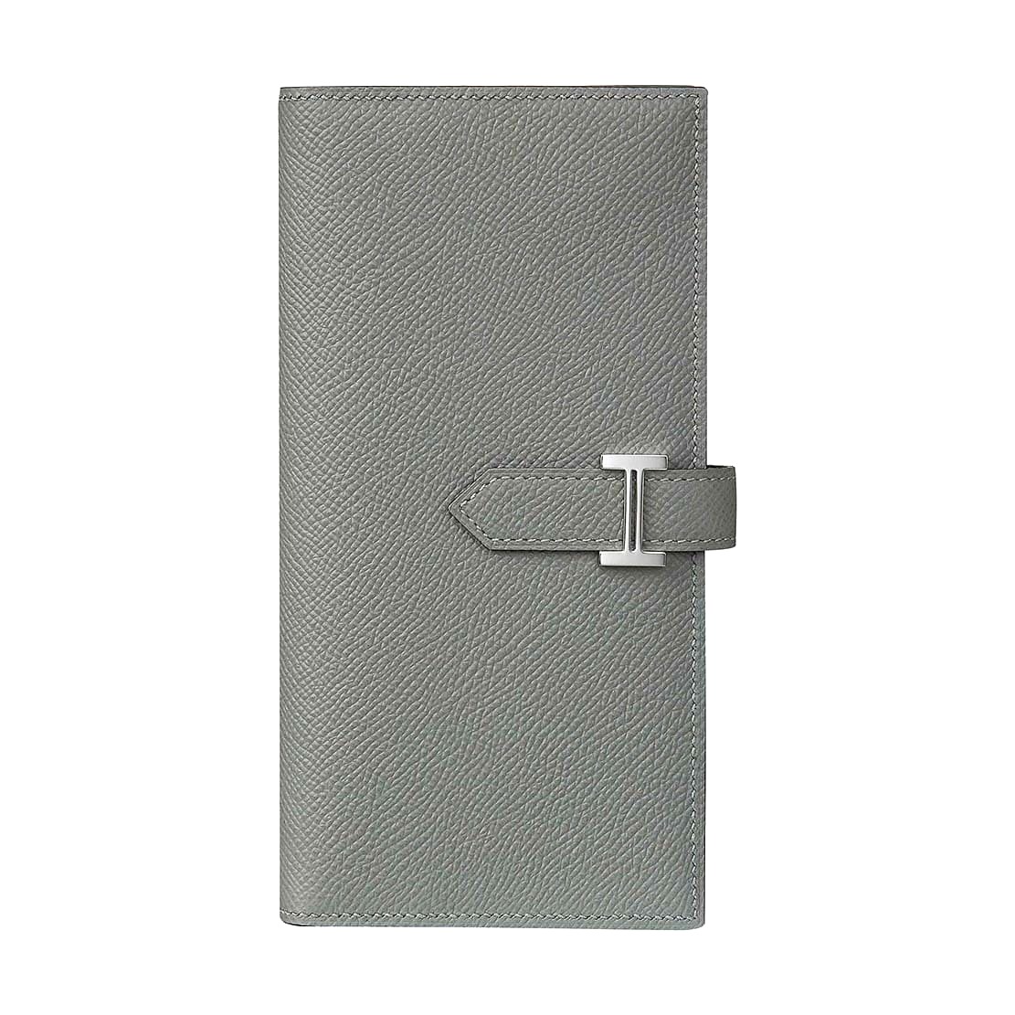 Ví Hermes Medium Bearn Wallet in Epsom Calfskin Leather-Silver