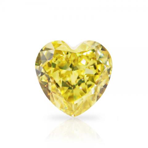 KIM MOISSANITE Natural Fancy Màu Vàng VVS1 Moissanite Diamond Heart Cut(giá liên hệ)