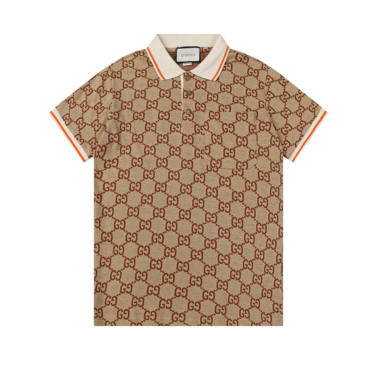 ÁO GUCCI POLO SHIRT MÀU NÂU UNISEX