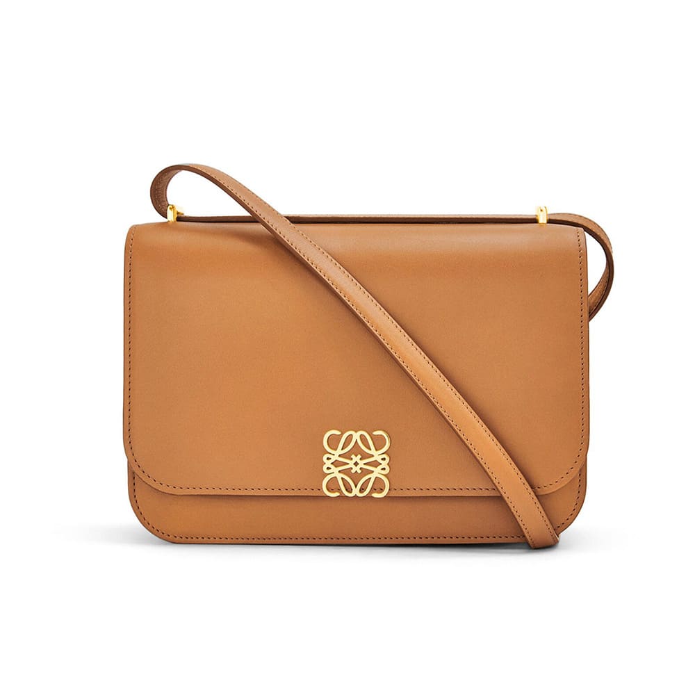TÚI LOEWE Goya bằng da bê lụa màu nâu
