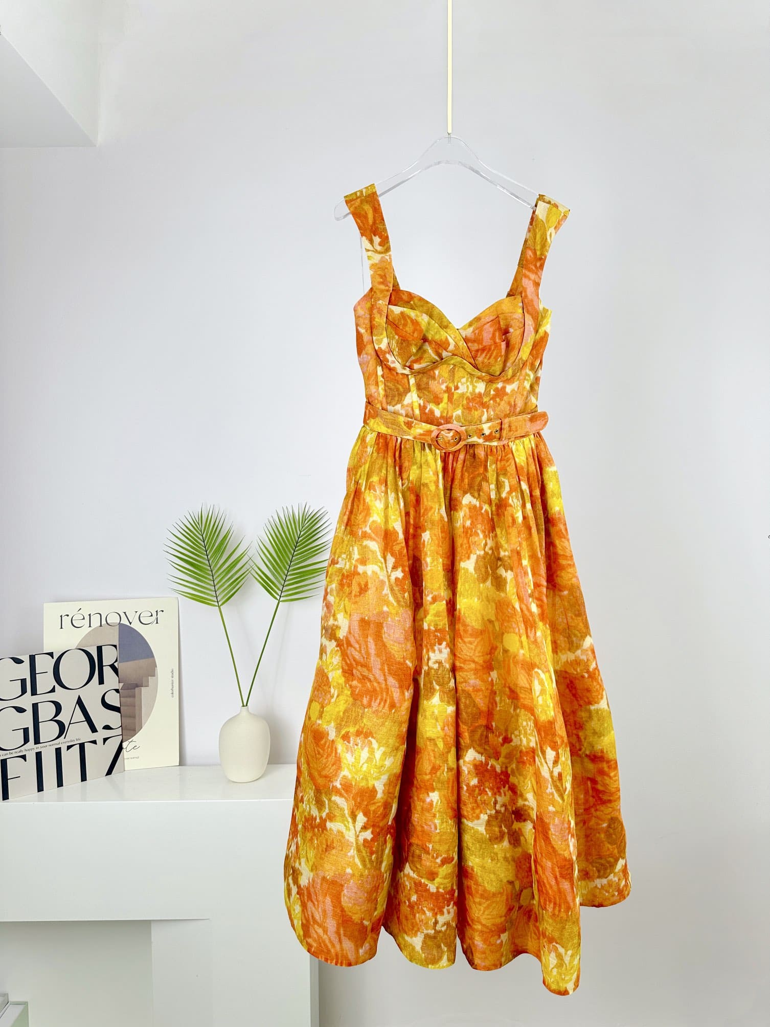 VÁY ZIMMERMANN Vintage Flower Long Sleeve Short Dress High Classy