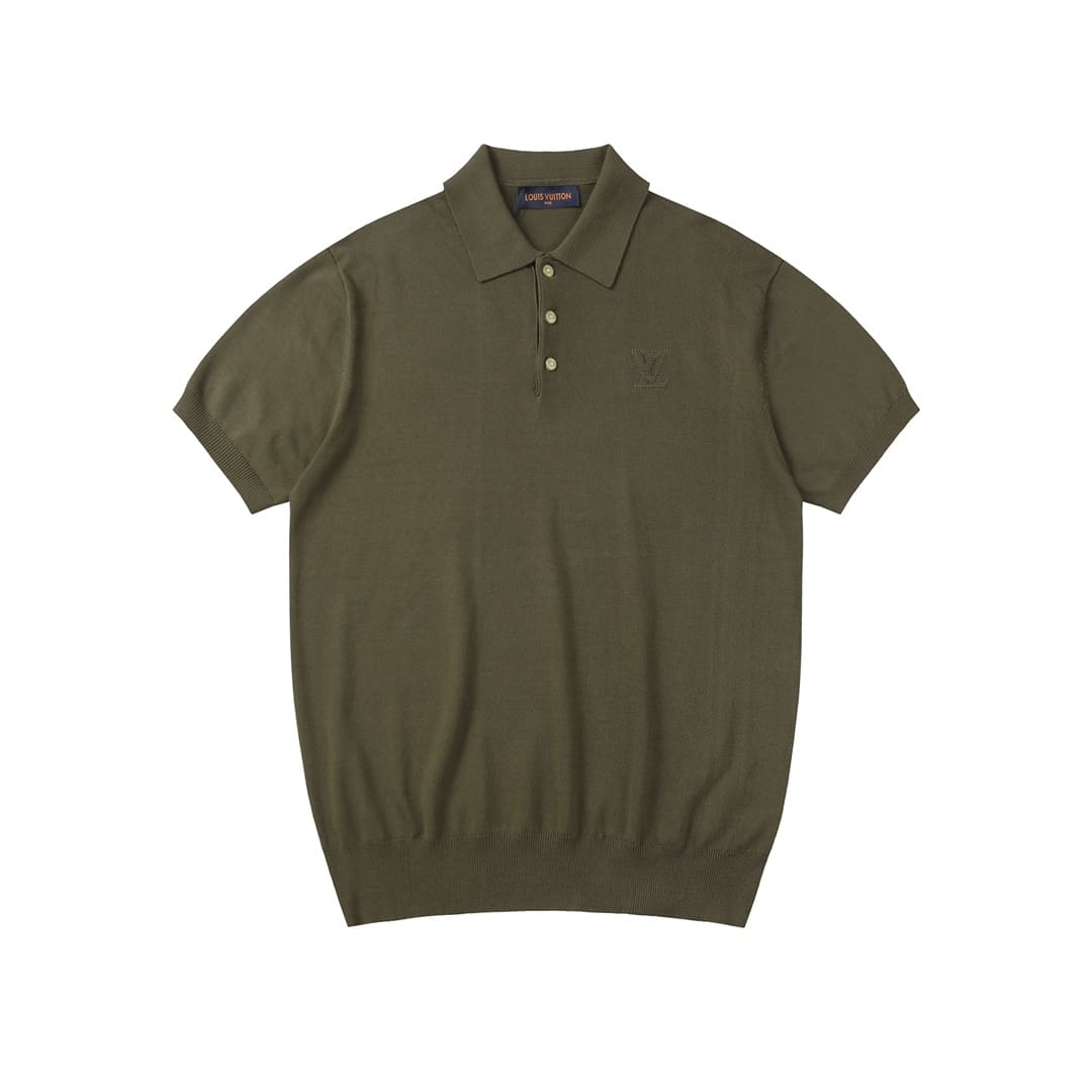 ÁO LOUIS VUITTON POLO SHIRT MÀU ĐEN UNISEX