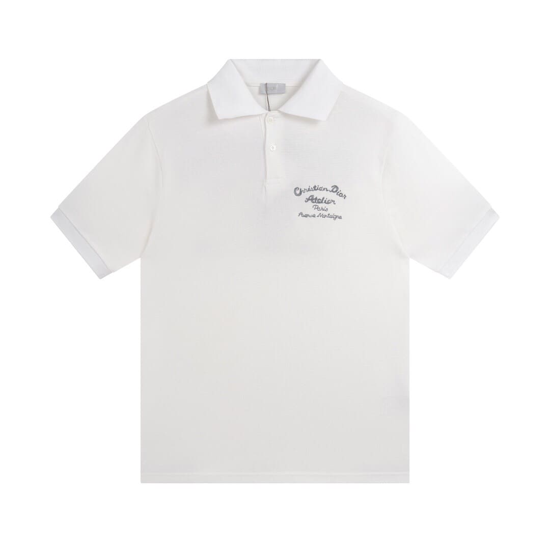 ÁO DIOR POLO SHIRT MÀU TRẮNG UNISEX