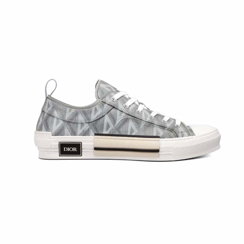 GIÀY DIOR B23 Low-Top Sneaker Dior Gray CD Diamond Canvas