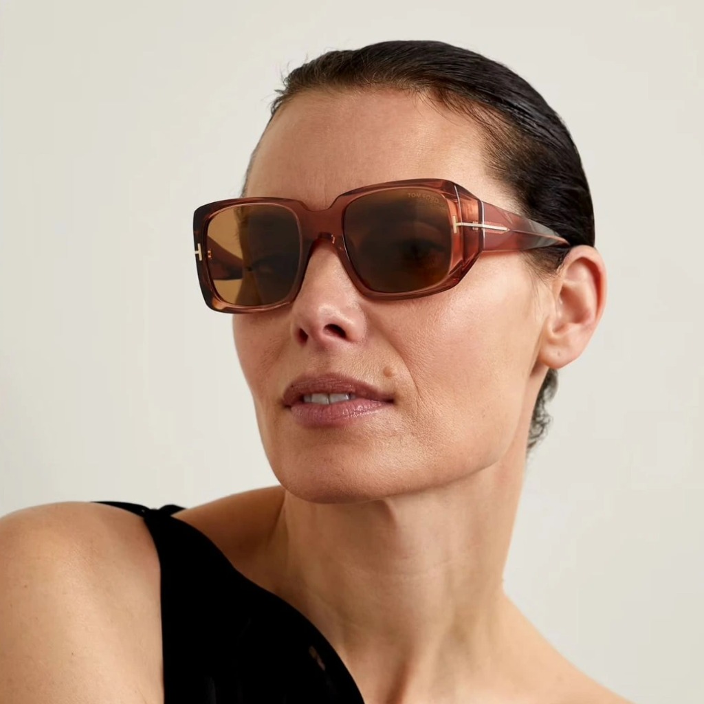 Kính TOM FORD ACETATE BEGONIA RED FRAME HIGH CLASSY AAA UNISEX