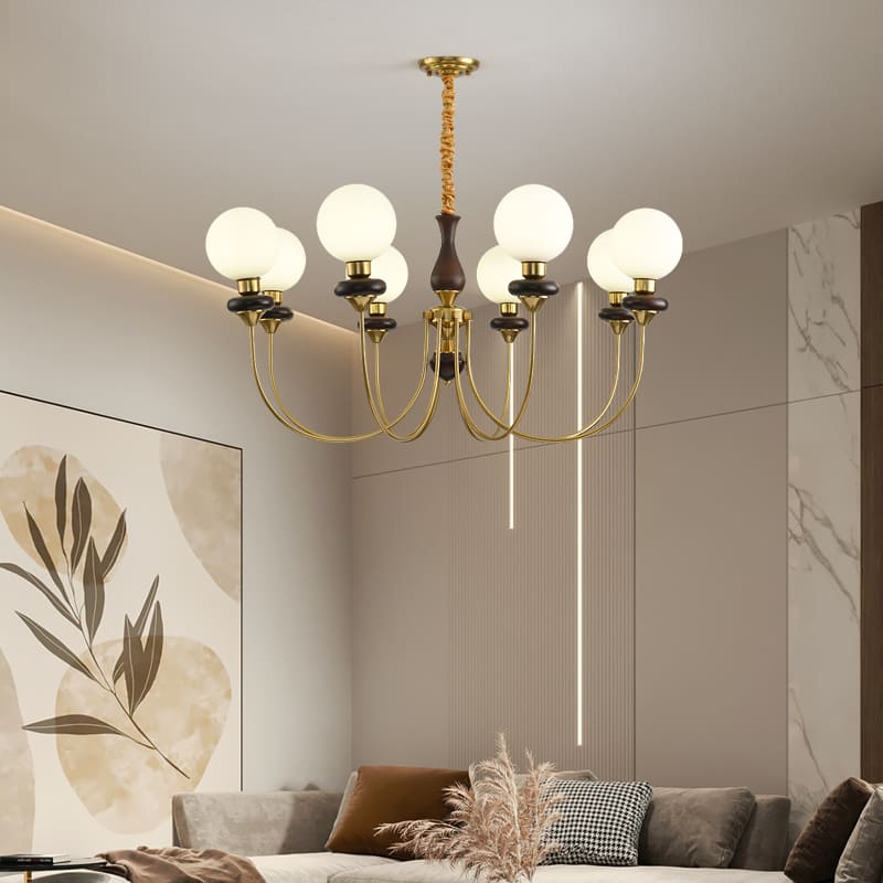 Đèn Chùm phòng ngủ phòng khách phong cách Pháp S40(Liên hệ để được giá tốt nhất)