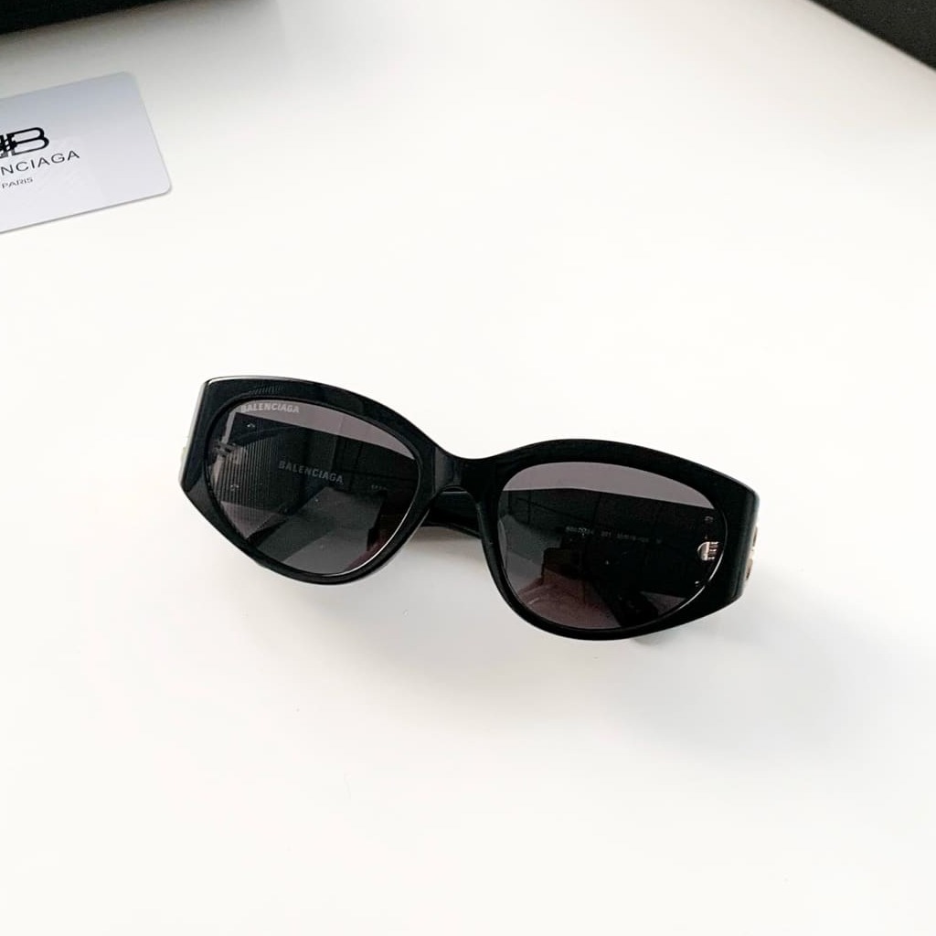 Kính BALENCIAGA ACETATE FRAME HIGH CLASSY AAA MÀU ĐEN BLACK KNIGHT