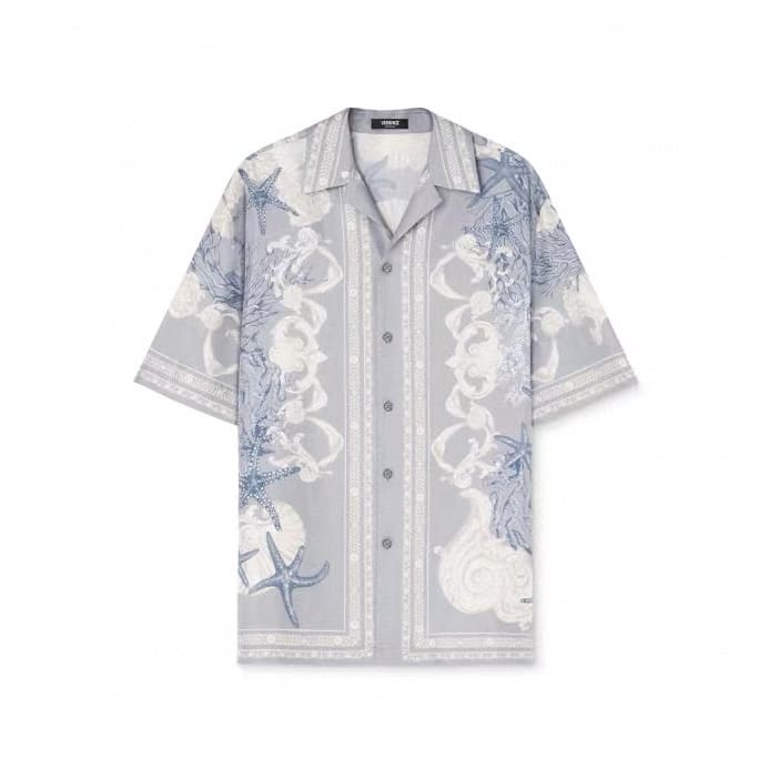 ÁO VERSACE BAROCCO SILK LỤA DÂU TẰM