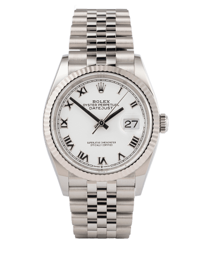 Đồng hồ Rolex Datejust Datejust White Roman White Dial mặt số màu trắng
