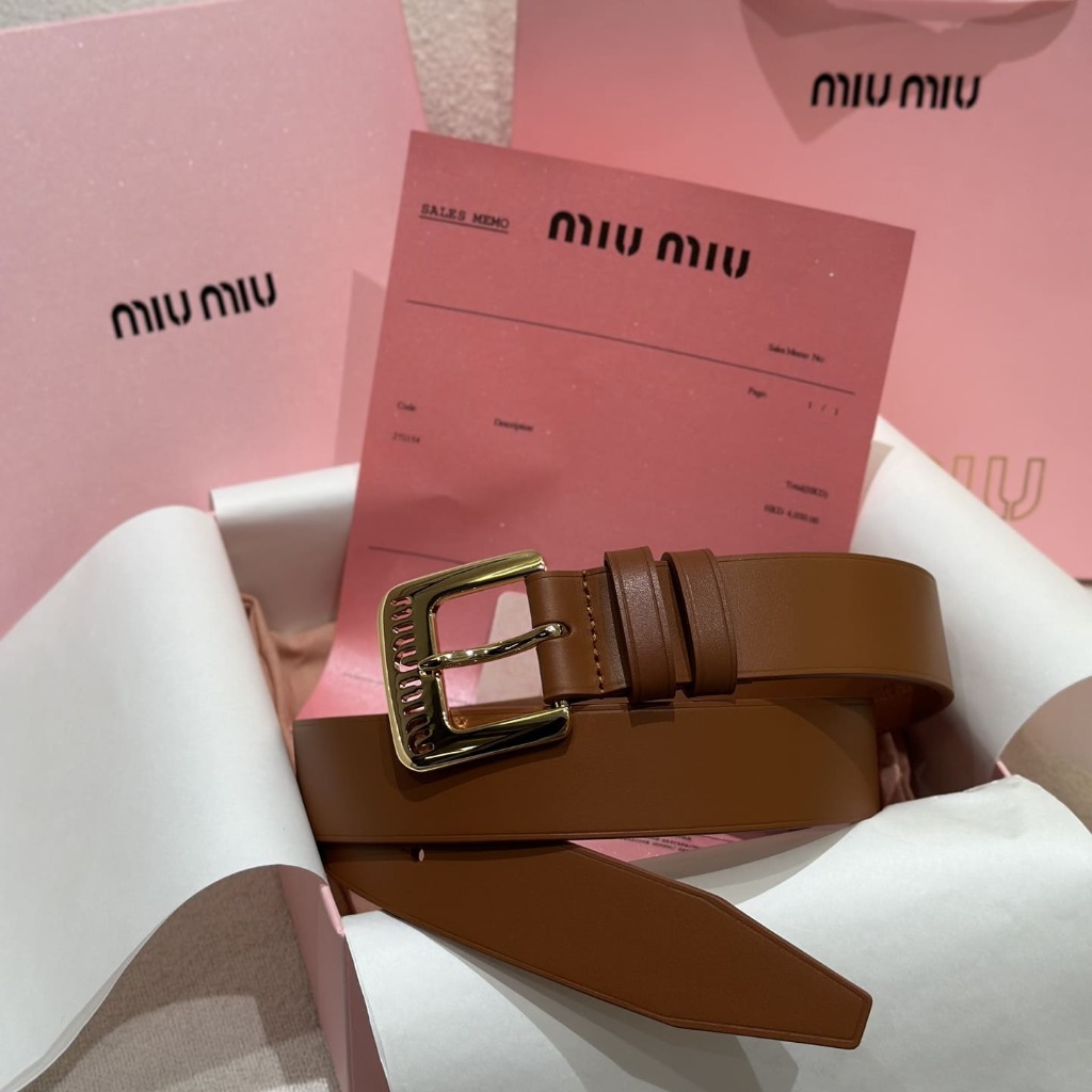 DÂY LƯNG MIU MIU TOP QUALITY AAA NỮ
