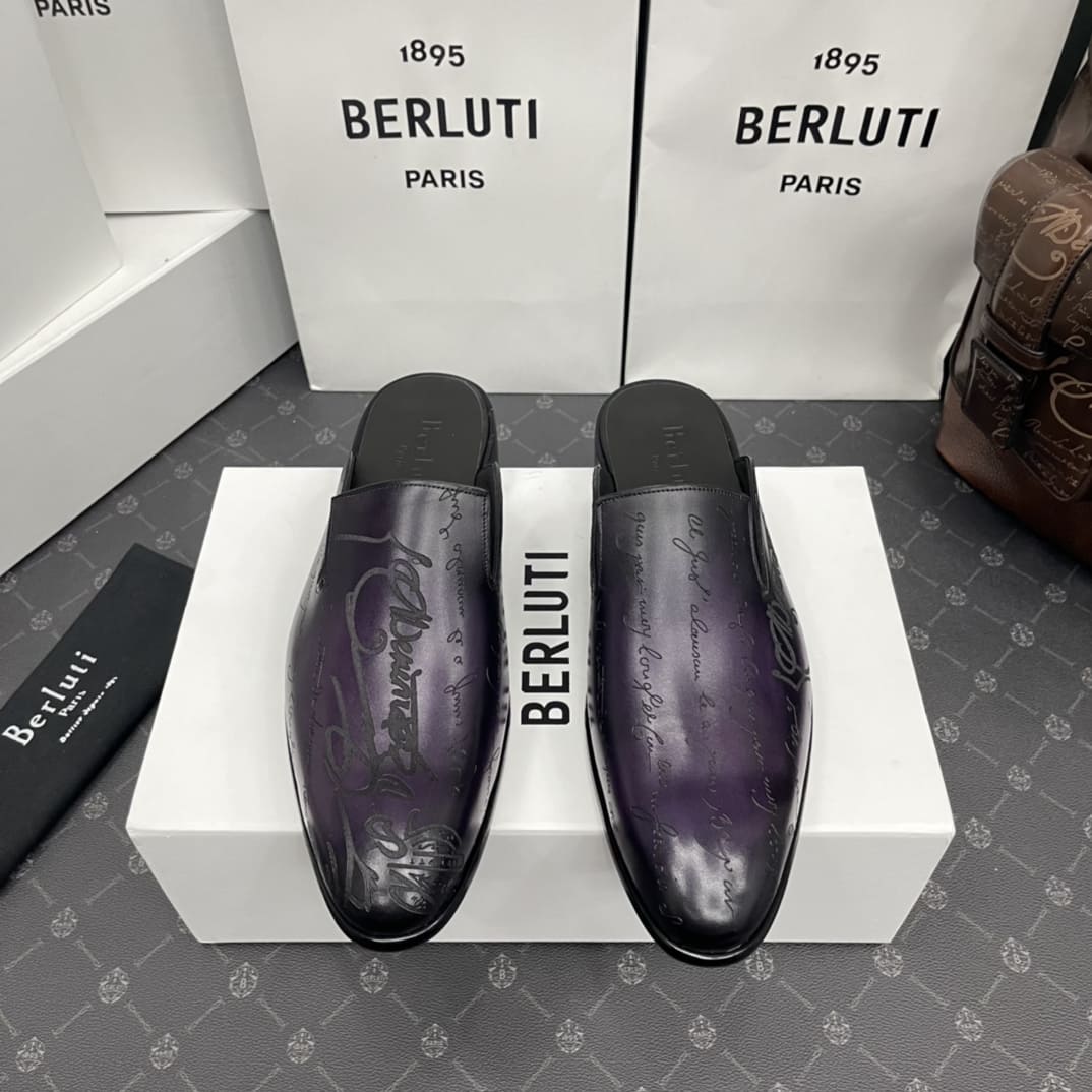GIÀY BERLUTI CYRUS OMAN SCRITTO TOP QUALITY SHOES AAA