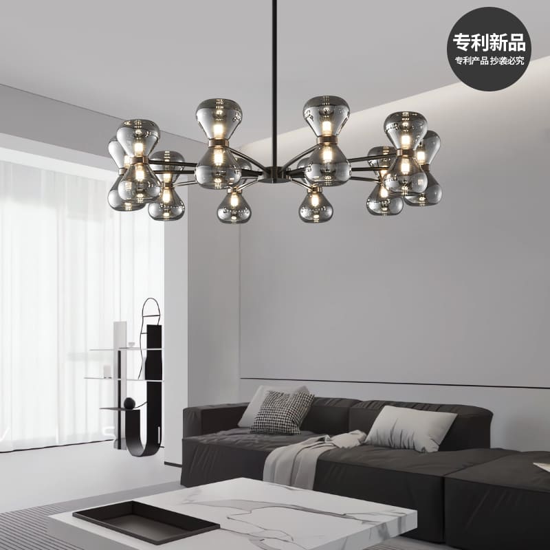 Đèn Chùm pha lê khí quyển phòng ăn,phòng ngủ,phòng khách phong cách Bắc Âu S74(Liên hệ để được giá tốt nhất)