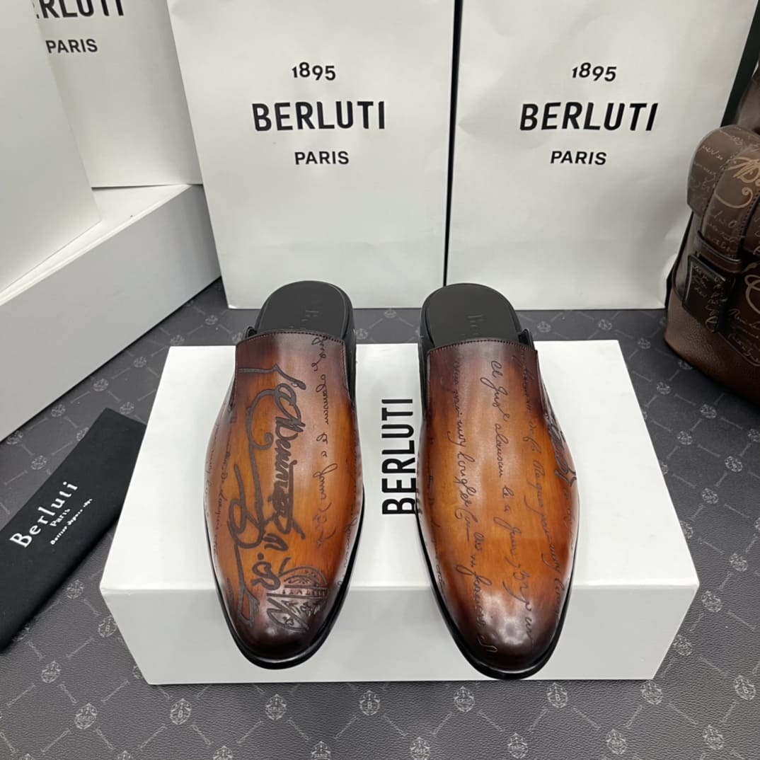 GIÀY BERLUTI CYRUS OMAN SCRITTO TOP QUALITY SHOES AAA