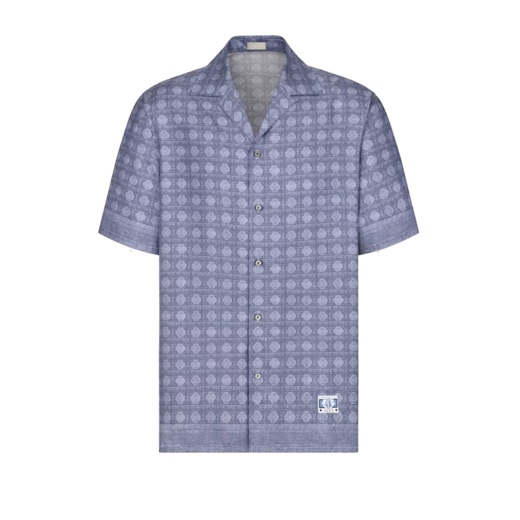 ÁO DIOR SHIRT SILK BLUE