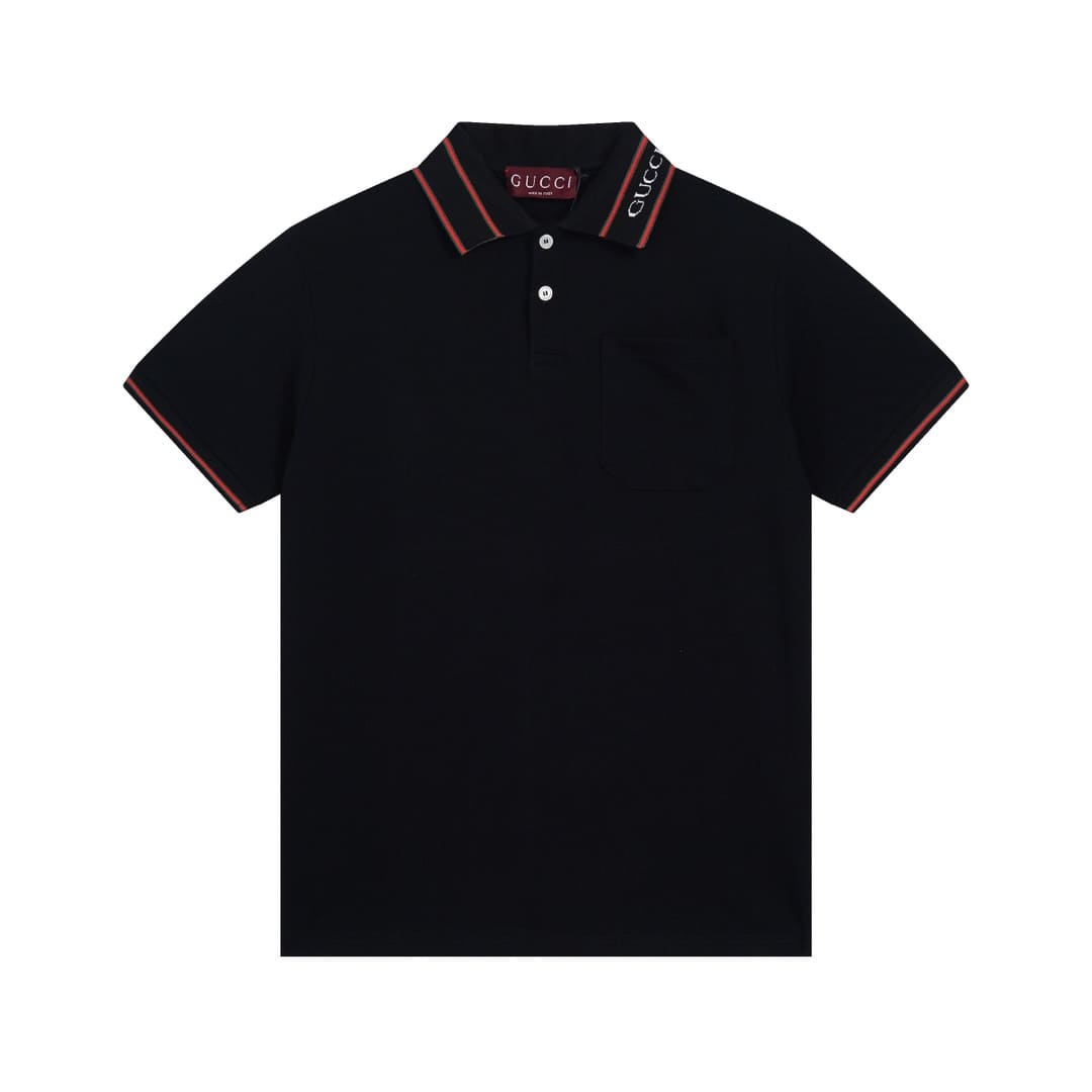 ÁO GUCCI POLO SHIRT BLACK MÀU ĐEN