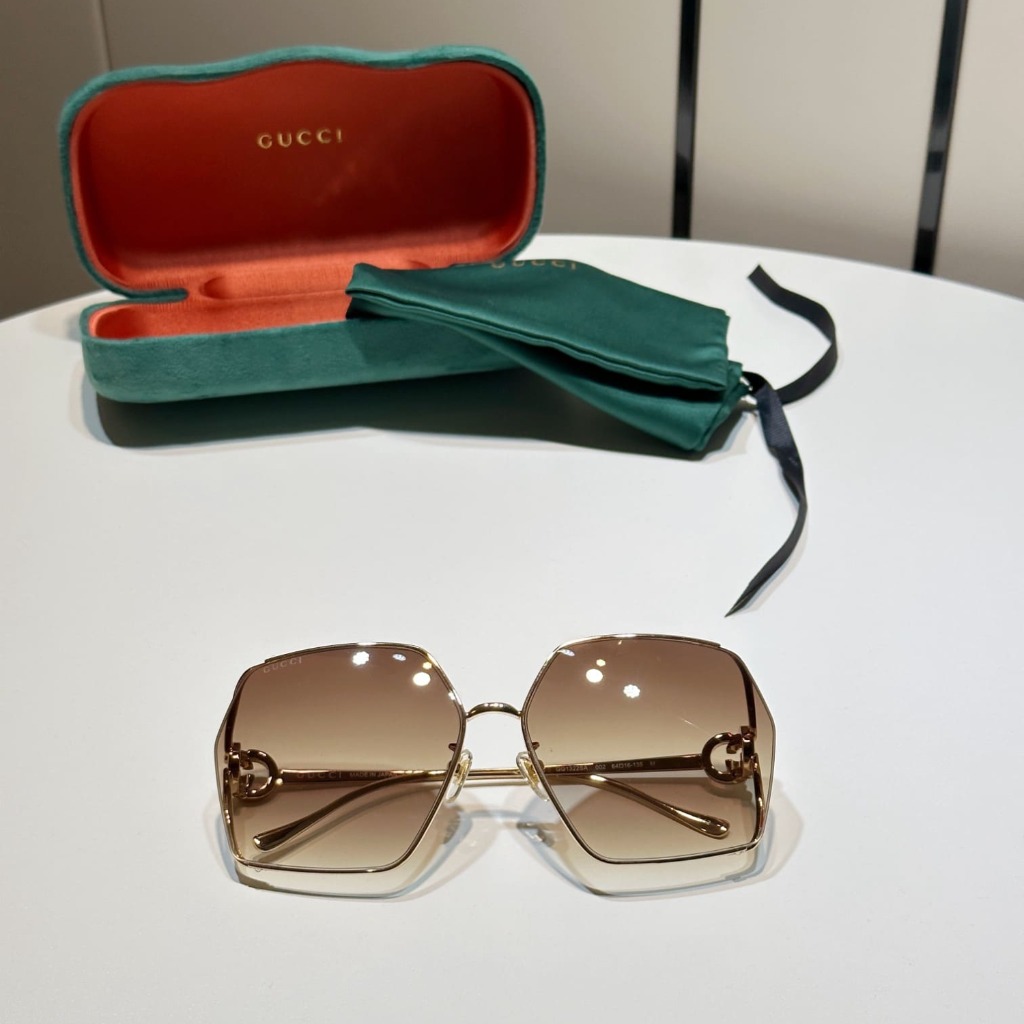 Kính GUCCI GOLD FRAME HIGH CLASSY AAA
