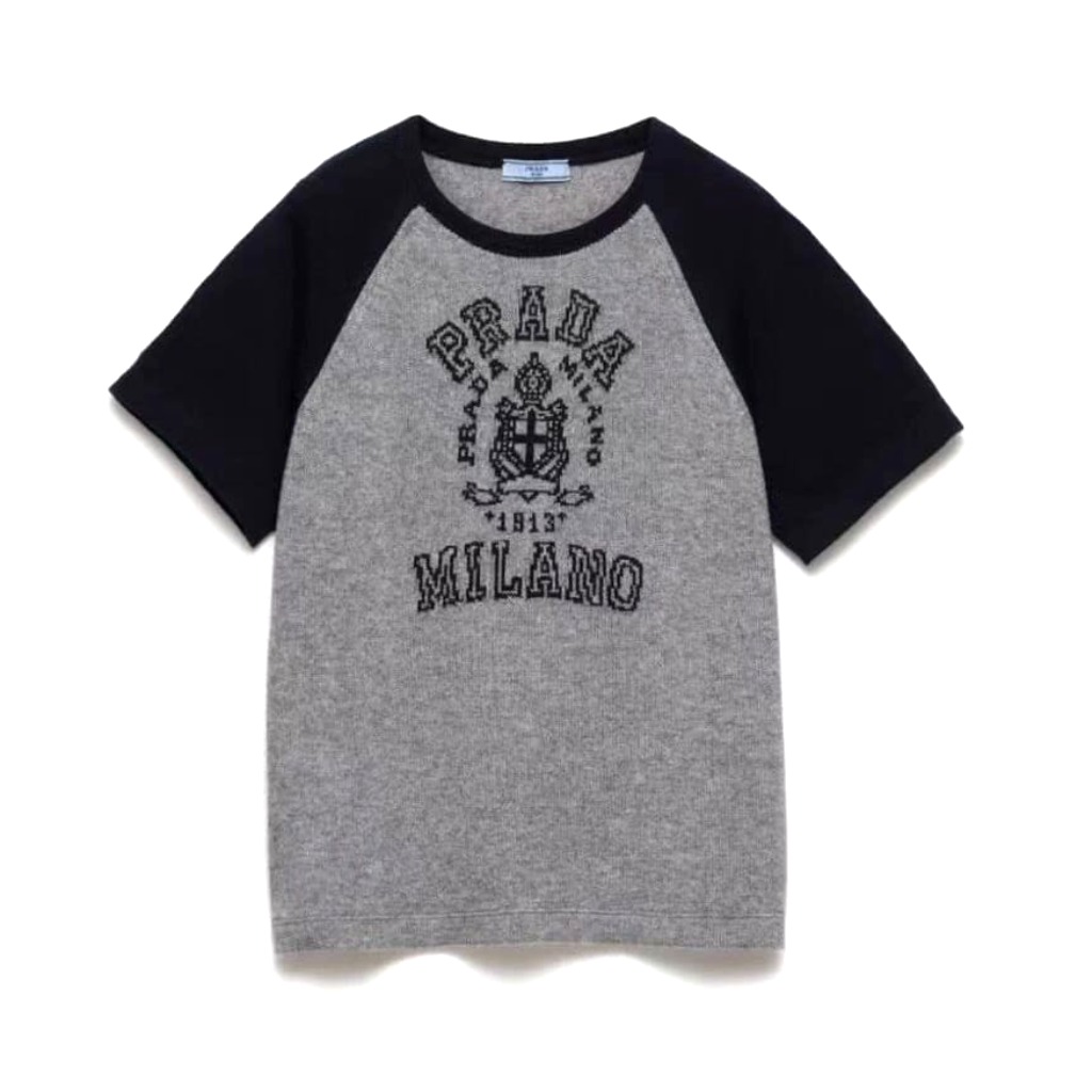 ÁO PRADA MILANO T - SHIRT WOOL DỆT KIM
