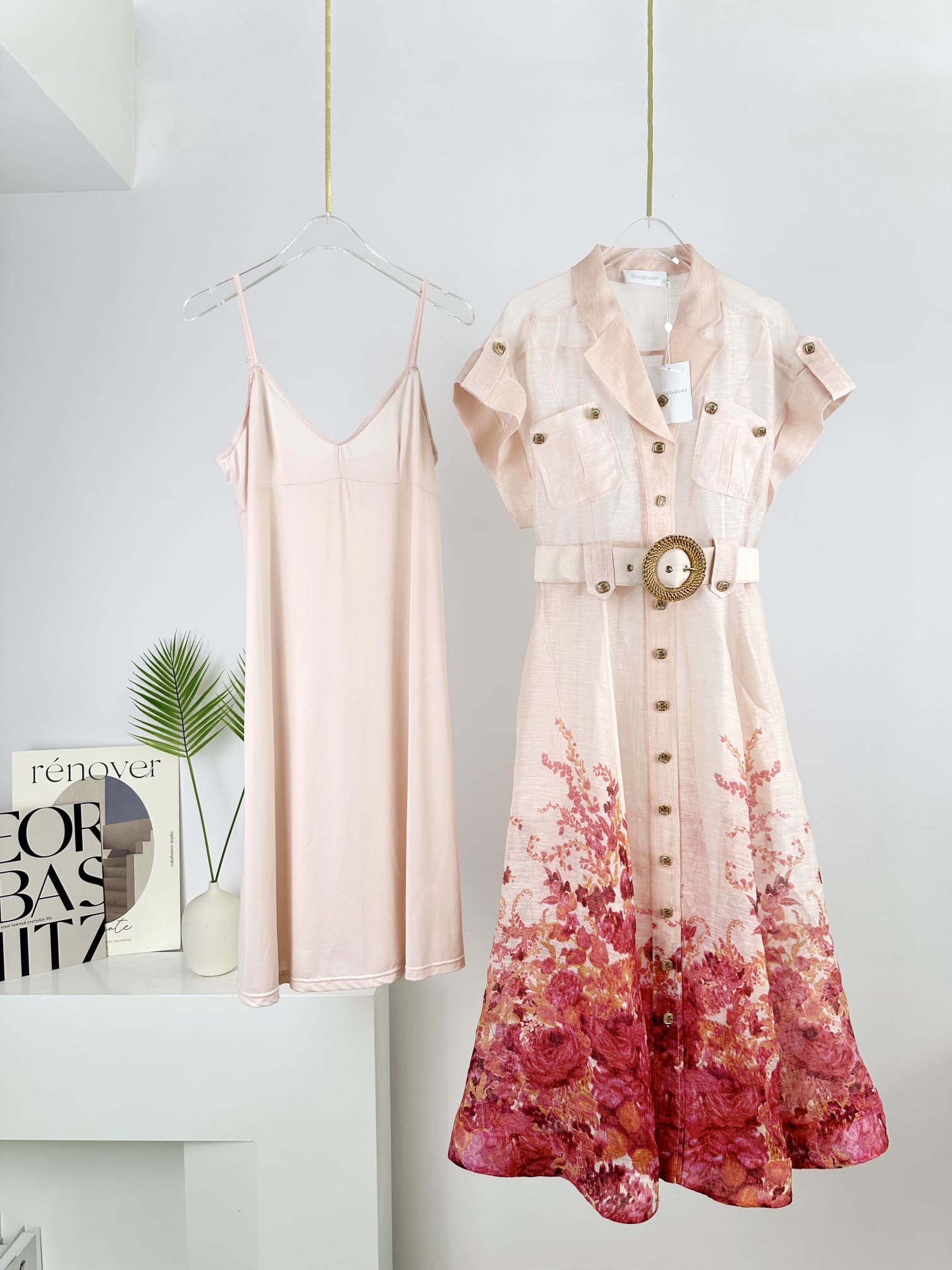 VÁY ZIMMERMANN Vintage Flower Short Sleeve Long Dress High Classy
