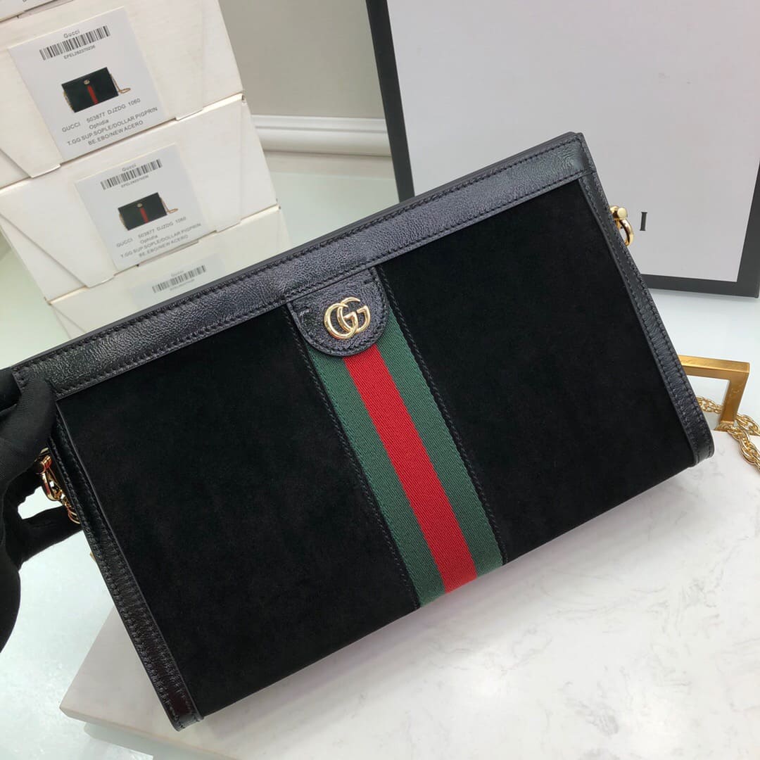 TÚI Gucci Ophidia GG small shoulder bag black Top Quality