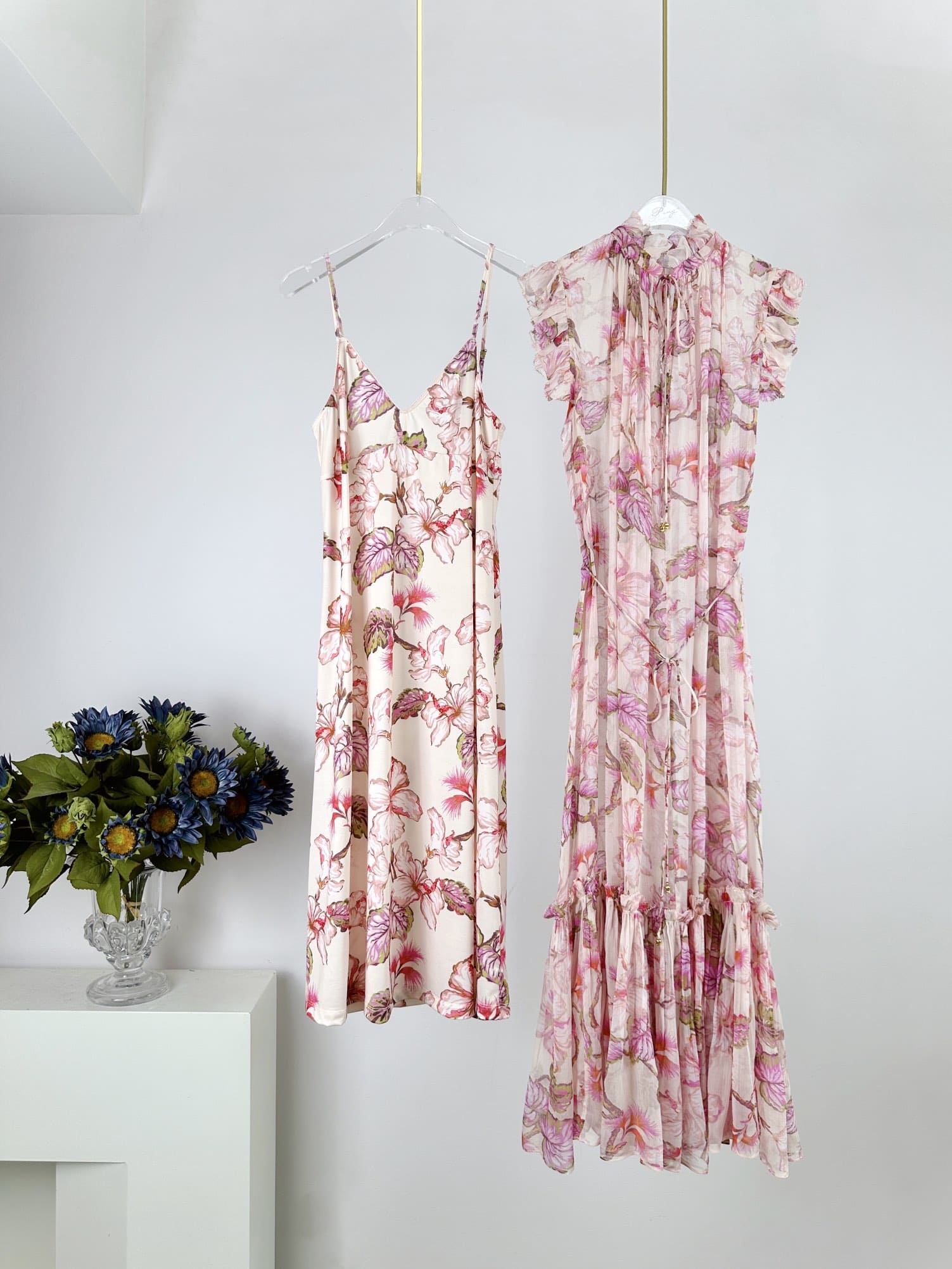 VÁY ZIMMERMANN Vintage Flower Long Sleeve Long Dress High Classy