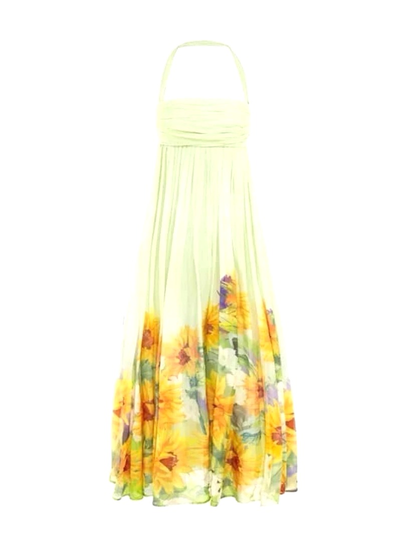 VÁY LEOLIN CÚP NGỰC WITH SUN FLOWERS High Classy