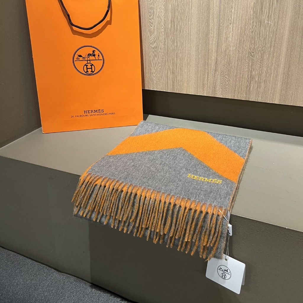 KHĂN HERMES cashmere scarf