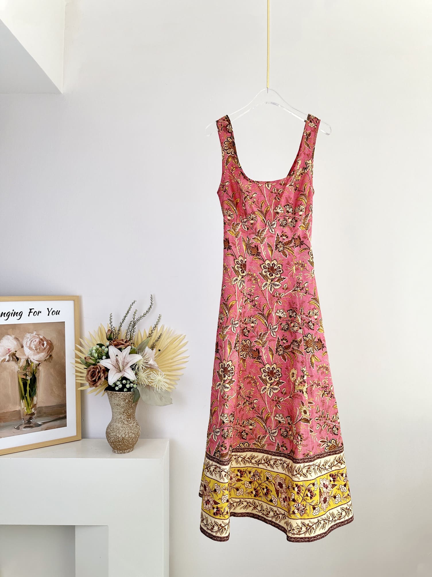 VÁY ZIMMERMANN Vintage Short Sleeve Midi Dress High Classy