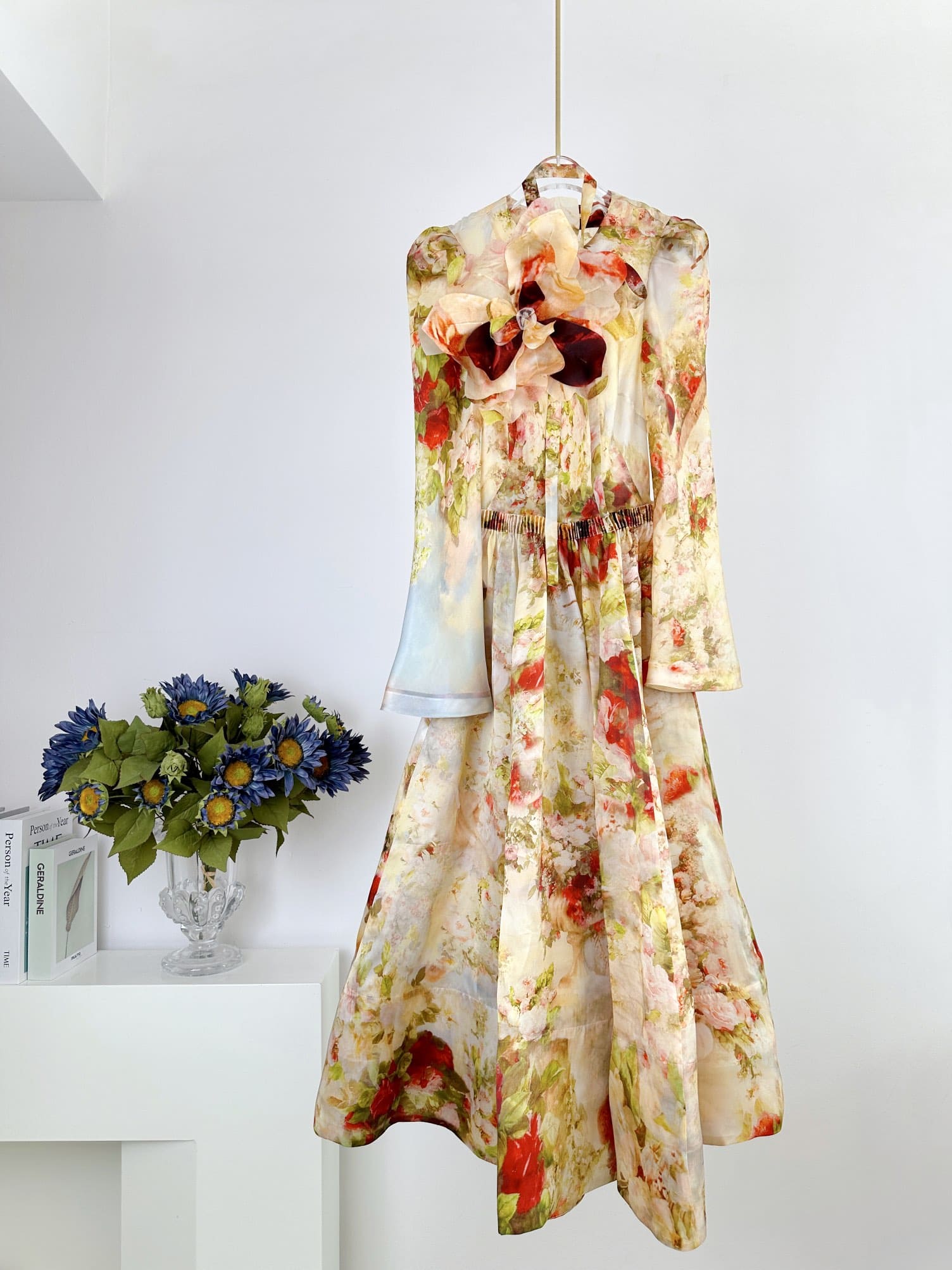 VÁY ZIMMERMANN Vintage Flower Yellow Long Dress High Classy