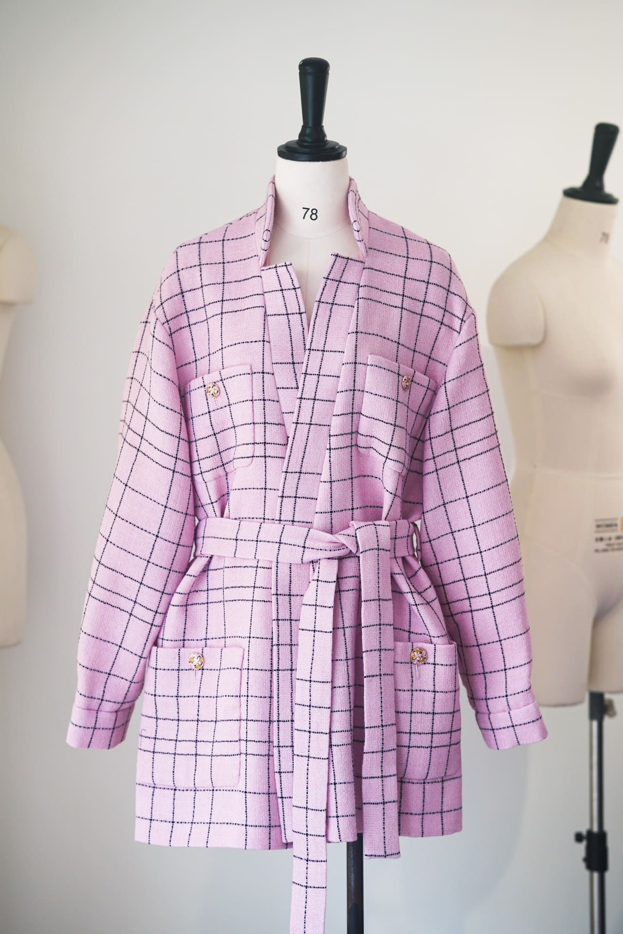 BỘ ĐỒ CHANEL CAMELLIA MÀU HỒNG NHẠT LIGHT PINK MID DRESS High Classy