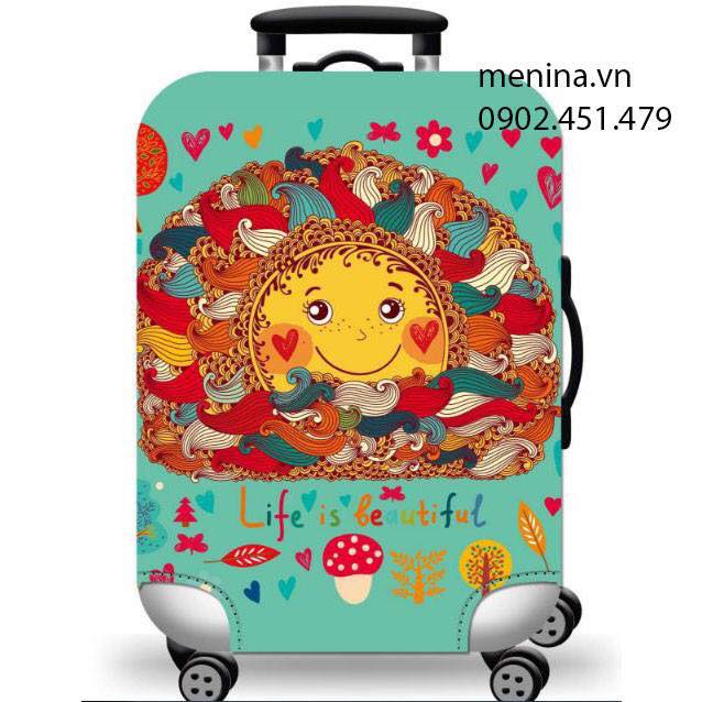 Túi Vải Bọc Vali - Áo Che Vali Du Lịch Thời Trang