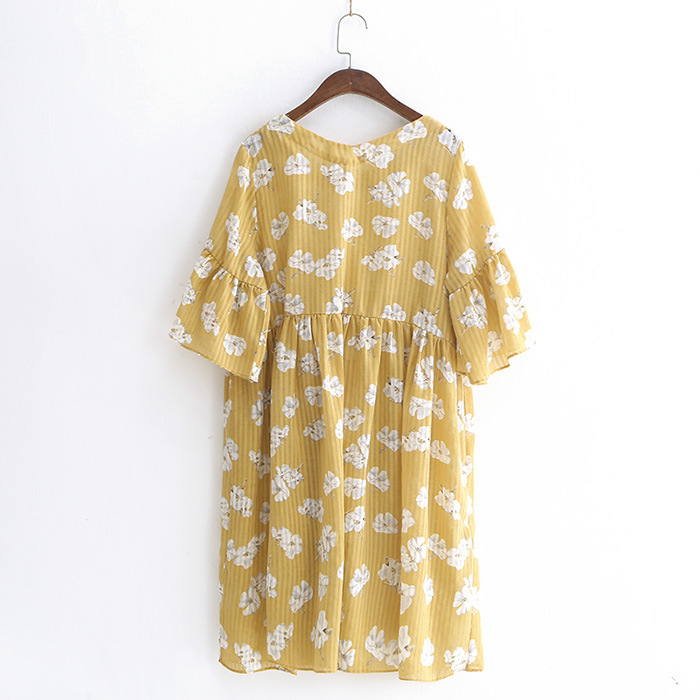 Váy Hoa Nữ Linen Thời Trang