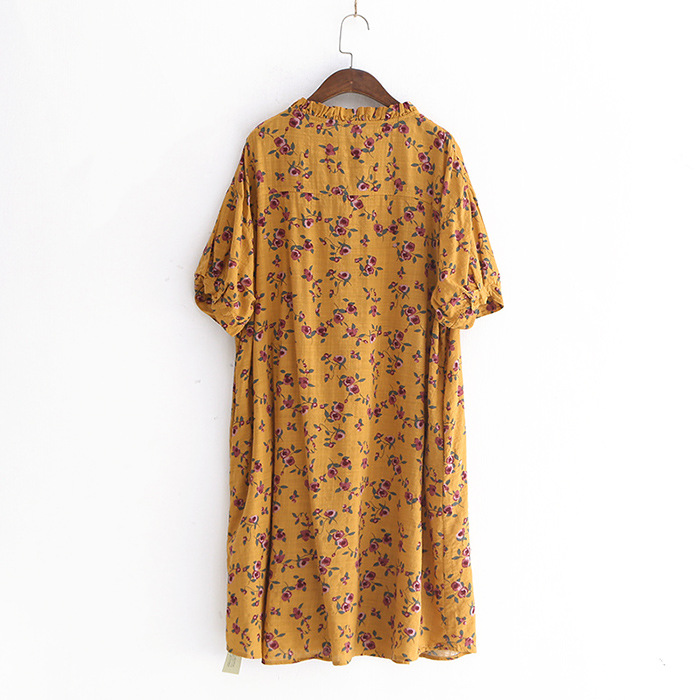 Váy Hoa Linen Thời Trang