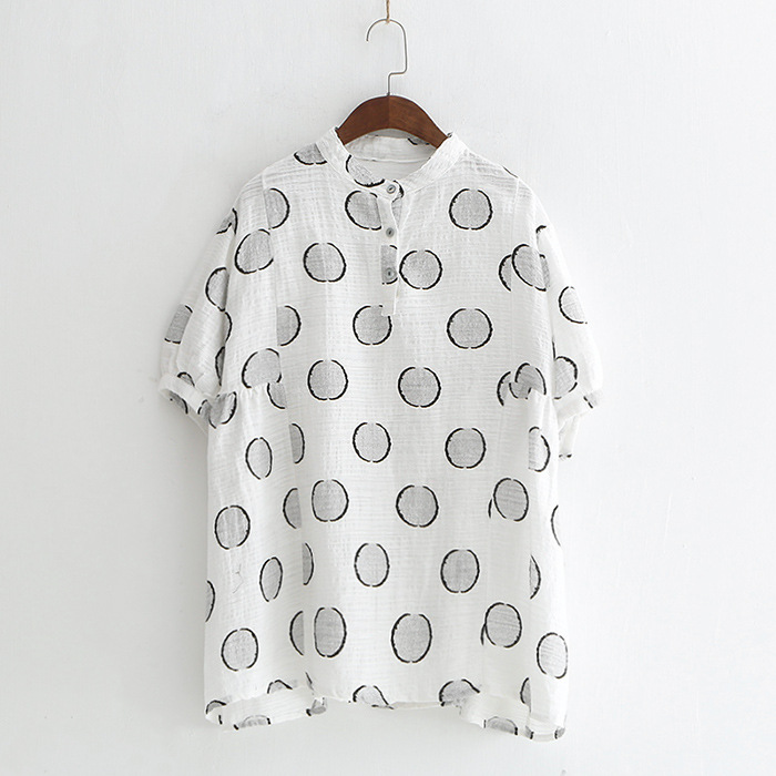 Áo Nữ Linen Bong Bóng Thời Trang